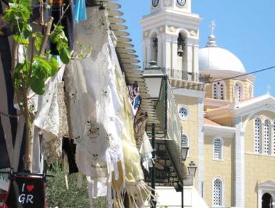 Σχεδιασμός προβολής μέσα από το καλαματιανό μαντήλι