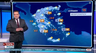 Καιρός: Με θυελλώδεις νοτιάδες θα κυλήσει το 24ωρο (Βίντεο)