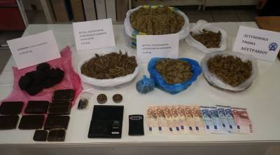 Είχε σπίτι του πάνω από 3 κιλά χασίς