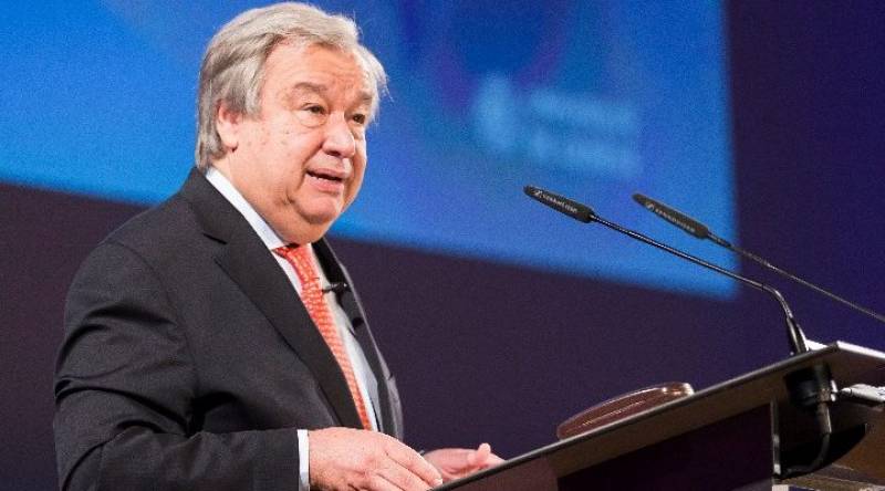 Α.Γκουτέρες: "Συγχαίρω θερμά τους Αλ. Τσίπρα και Ζ. Ζάεφ"