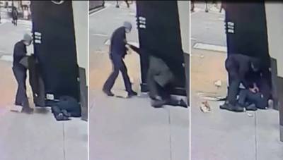 Νέα Υόρκη: Πήγε να σκεπάσει με παλτό άστεγο και τον λήστεψε (Βίντεο)