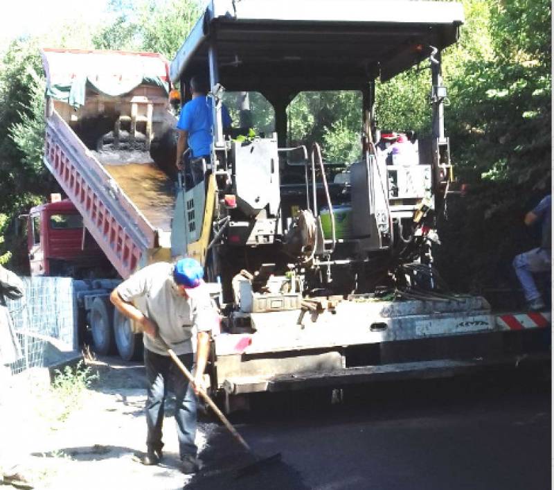 Ασφαλτοστρώσεις στον Ταΰγετο