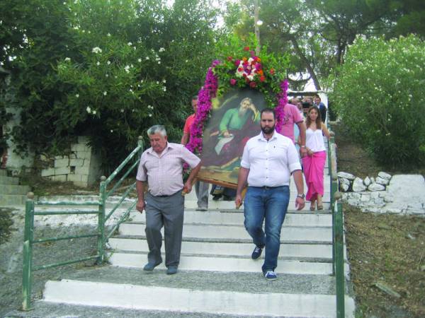 Λιτάνευση της εικόνας του Προφήτη Ηλία 