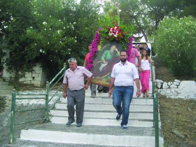 Λιτάνευση της εικόνας του Προφήτη Ηλία 