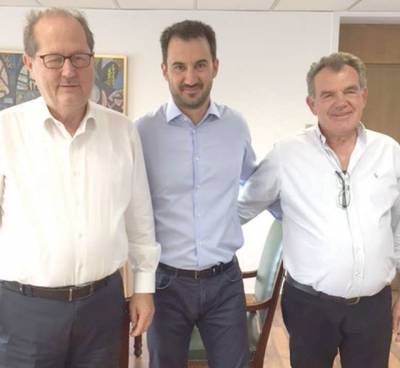 Νίκας και Τσώνης παρέδωσαν στον Χαρίτση προτάσεις για ΣΔΙΤ