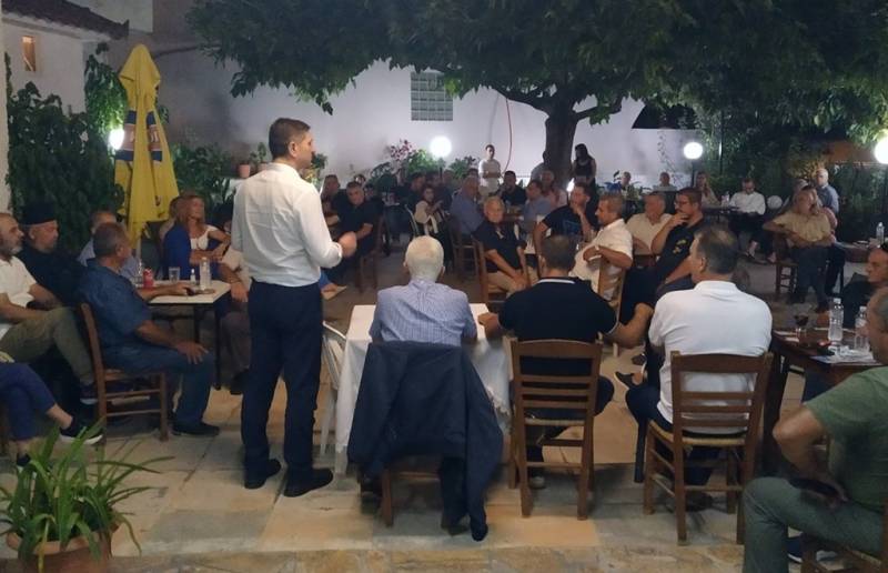 Περιοδεία Αθανασόπουλου σε χωριά της Μεσσήνης