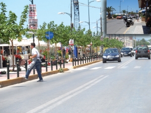 Απροστάτευτοι οι πεζοί στην παραλιακή - Στην τύχη της η οδική ασφάλεια της Ναυαρίνου