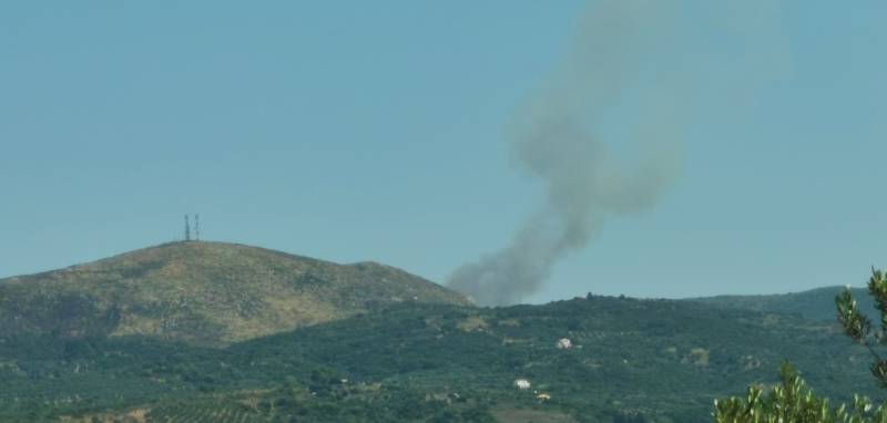 Δύο πύρινα μέτωπα κοντά στη Χρυσοκελλαριά
