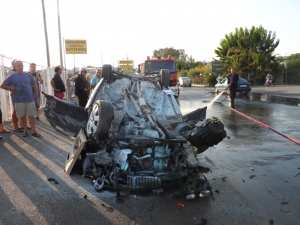 Στην Εντατική η 34χρονη τραυματίας του τροχαίου