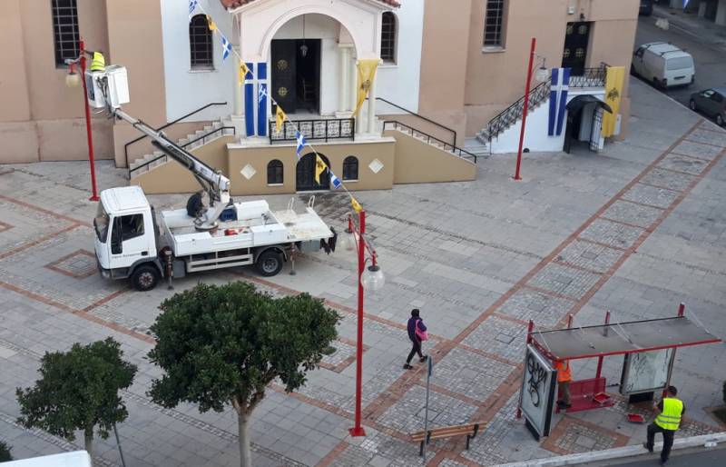 Εργασίες στους Ταξιάρχες