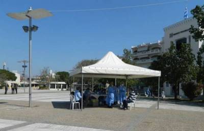 Τεστ στην πλατεία Μεσσήνης
