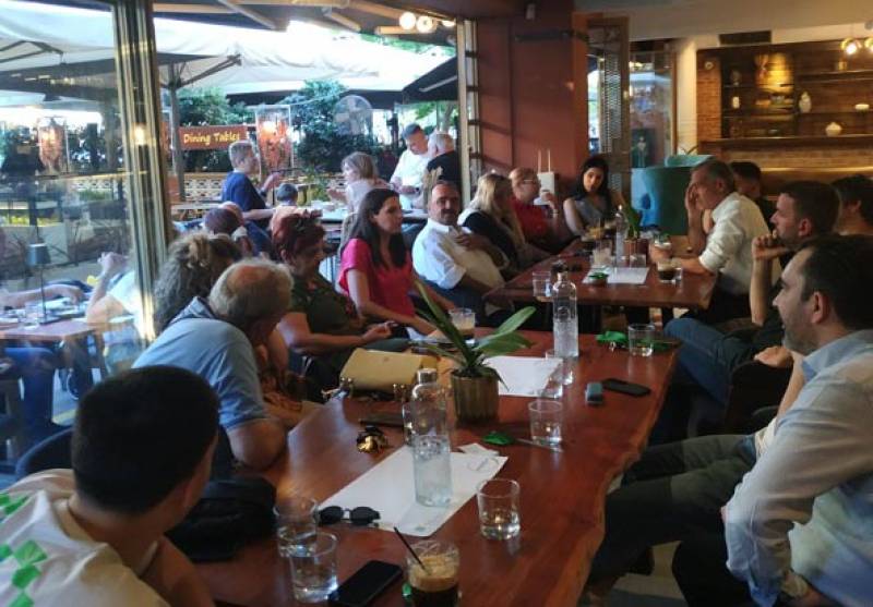 Συναντήσεις της Ολγας Μαρκογιαννάκη σε Κυπαρισσία και Καλαμάτα