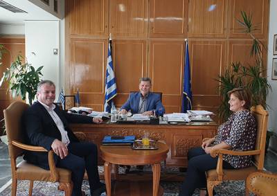 Συνάντηση Αναστασόπουλου - Καρβέλα: Στο επίκεντρο τουριστικές επενδύσεις και δρόμοι