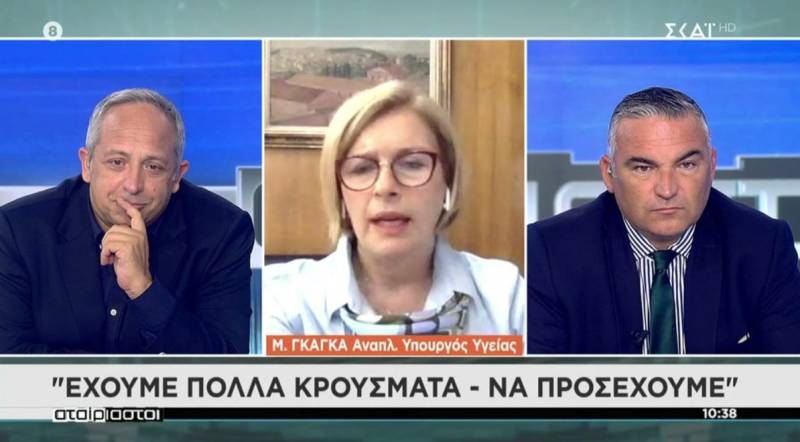 Γκάγκα: Έχουμε πολλά κρούσματα - Να προσέχουμε (Βίντεο)