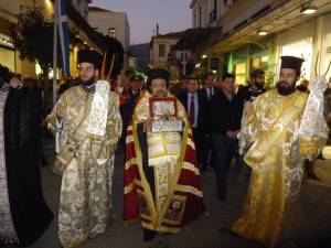 Η υποδοχή της κάρας του Αγίου Παρθενίου στην Καλαμάτα (βίντεο)