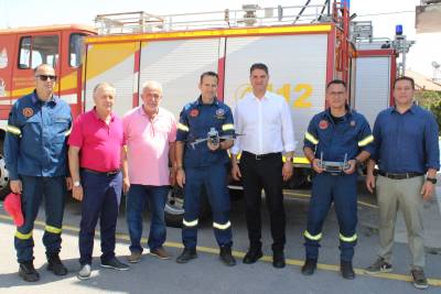 Νέο drone στο Πυροσβεστικό Κλιμάκιο Πεταλιδίου