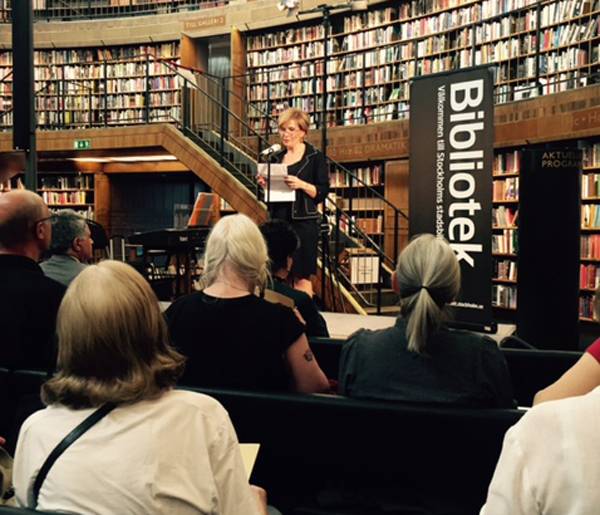 Παρουσίαση ανθολογίας της Κικής Δημουλάς στη Στοκχόλμη