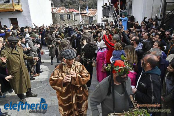 Αναβίωσε στη Νέδουσα το δρώμενο της Ευετηρίας (βίντεο-φωτογραφίες)