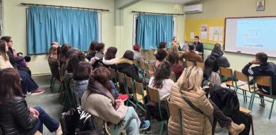 Ομιλία για την βία ανηλίκων στο Δημοτικό Σχολείο Βέργας