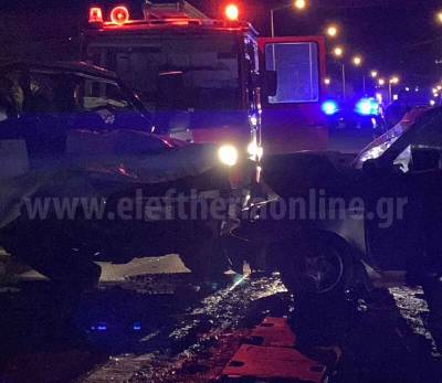 Σε σοβαρή κατάσταση στο Νοσοκομείο του Ρίου οι 2 τραυματίες του δυστυχήματος του Καλού Νερού