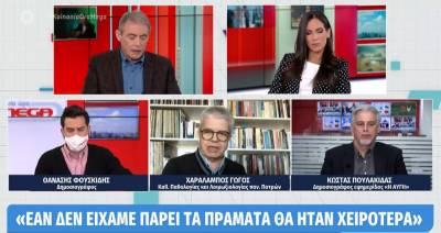 Γώγος: Ελπίζω σε ύφεση της πανδημίας - Στοίχημα η διαχείριση των κρουσμάτων στα νοσοκομεία (Βίντεο)