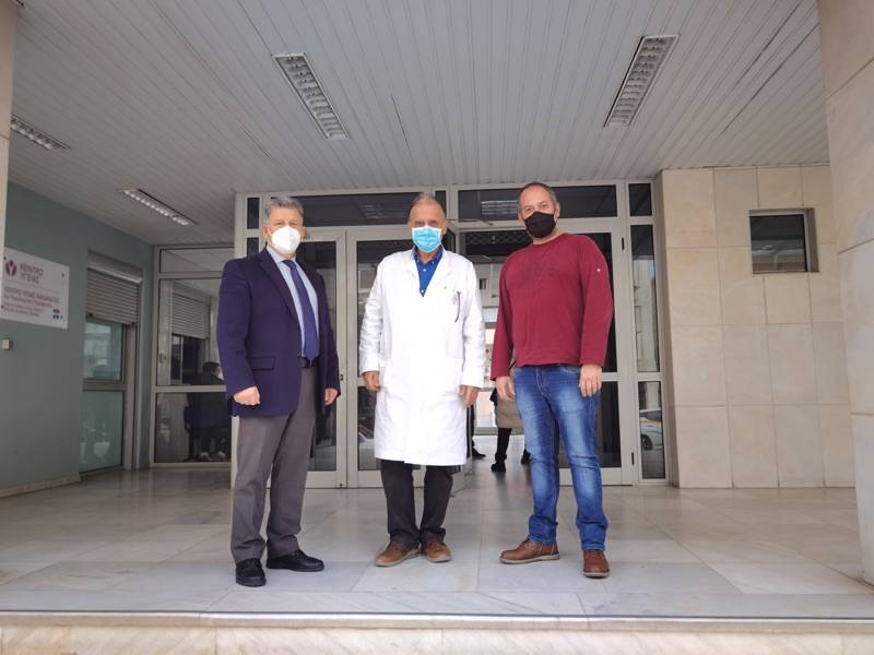 Ο Αναστασόπουλος σε Κέντρο Υγείας Καλαμάτας και ΕΟΔΥ