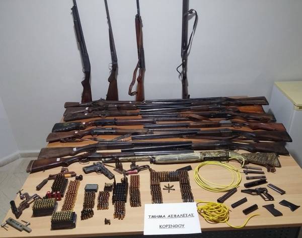 Αρχαία και όπλα βρέθηκαν σε... μαντρί σε χωριό της Κορίνθου