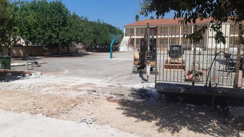 Εργα οδοποιίας στους Γαργαλιάνους