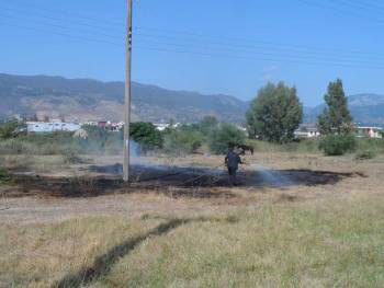 Φωτιά απέναντι από τη Διασπορά
