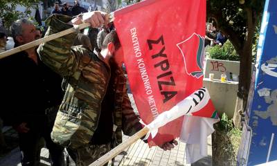 Ρέθυμνο: Εισβολή αγροτοκτηνοτρόφων στα γραφεία του ΣΥΡΙΖΑ