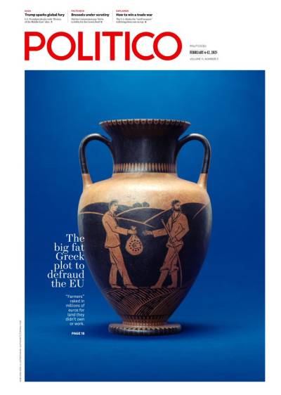Δημοσίευμα του &quot;Politico&quot; προμηνύει αρνητικές εξελίξεις: Απάτη με επιδοτήσεις στοιχίζει στους αγρότες 