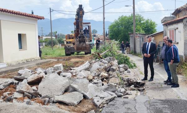 Εργασίες διάνοιξης οδών στο Δήμο Μεσσήνης