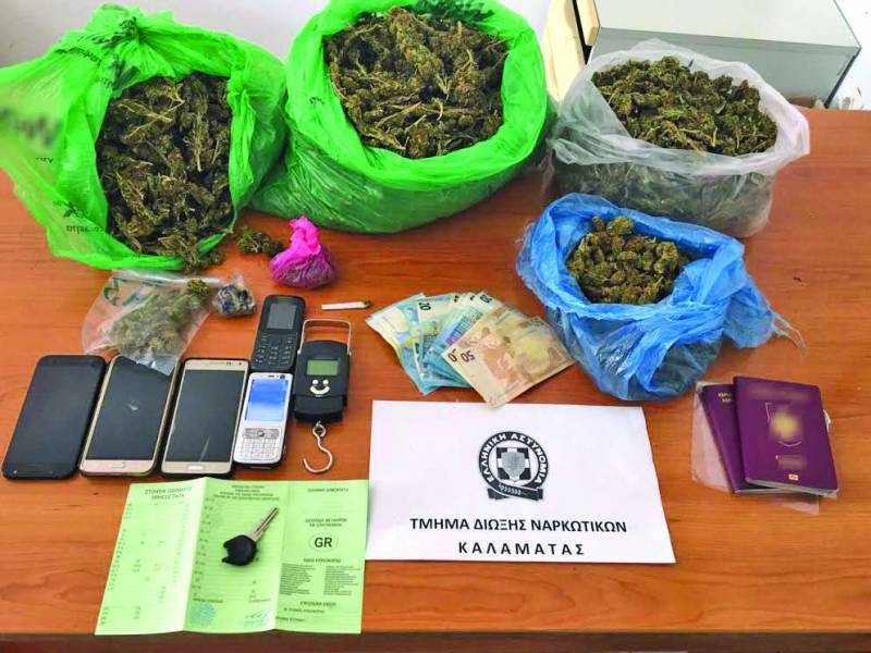 Ελεύθεροι οι δύο για την αγορά χασίς στην Καλαμάτα