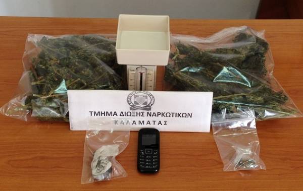 60χρονος με ναρκωτικά συνελήφθη στην Καλαμάτα