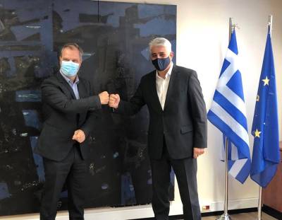 Συνάντηση Καφαντάρη με τον διευθύνοντα σύμβουλο Εταιρείας Ακινήτων Δημοσίου