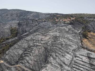 Αποκαρδιωτική εικόνα στα χωριά του Αετού μετά τον πύρινο εφιάλτη (βίντεο-φωτογραφίες)