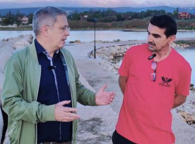 Επίσκεψη Μάκαρη στο Αλιευτικό Καταφύγιο Μαραθόπολης