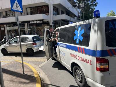 Καλαμάτα: Αυτοκίνητο τραυμάτισε πεζό σε κεντρική διασταύρωση