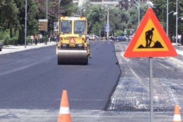 Ασφαλτοστρώσεις στο κέντρο της Καλαμάτας