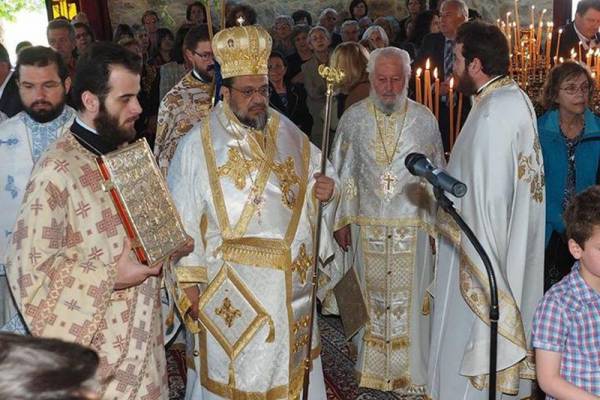 Ο μητροπολίτης Μεσσηνίας στον Αγιο Δημήτριο στο Χατζή