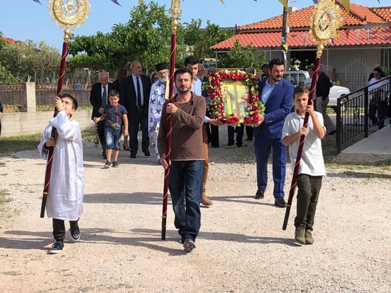 Τους Αγ. Κωνσταντίνο και Ελένη γιόρτασαν στο Καλό Νερό