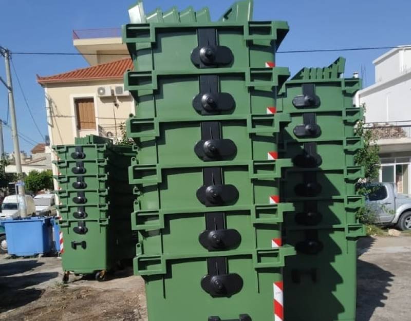 240 νέοι κάδοι στον Δήμο Τριφυλίας