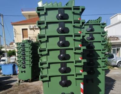 240 νέοι κάδοι στον Δήμο Τριφυλίας