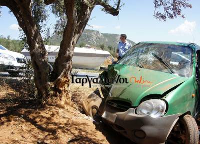 Τροχαίο με τραυματισμό στο Μάτι Γαργαλιάνων