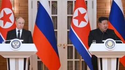 Πούτιν και Κιμ Γιονγκ Ουν δεσμεύτηκαν να ενισχύσουν τη συνεργασία Ρωσίας- Βόρειας Κορέας