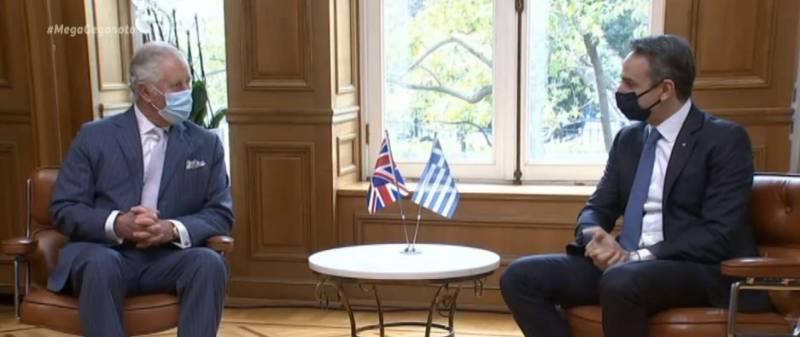 Στο Μέγαρο Μαξίμου ο πρίγκιπας Κάρολος (Βίντεο)