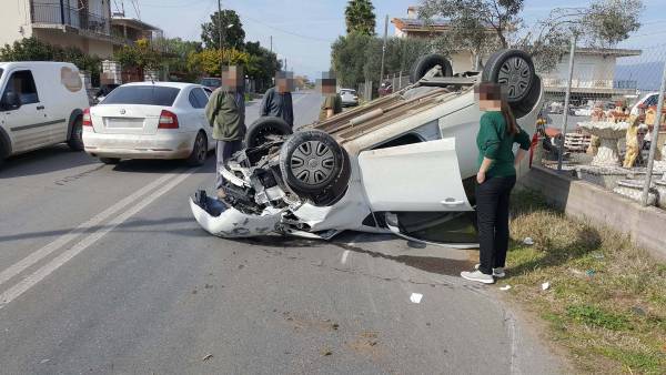 Τροχαίο με τραυματισμό έξω από τη Μεσσήνη