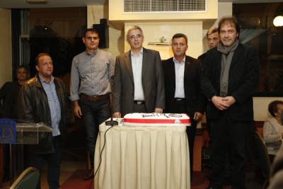 Εκοψε πίτα ο συνδυασμός Μάκαρη (βίντεο)