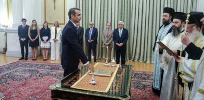 Ορκίστηκε πρωθυπουργός ο Κυριάκος Μητσοτάκης
