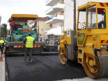 Ασφαλτοστρώσεις δρόμων της Καλαμάτας
